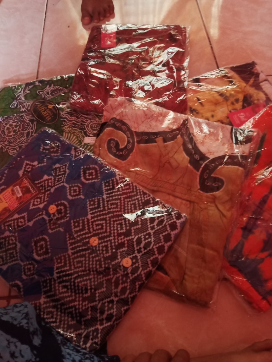 Daster  Gamis Batik Murah Ukuran  Jumbo Lengan Panjang Untuk Busui  Motif Wadimor