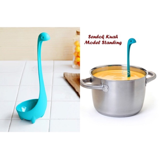 Sendok kuah unik model standing spoon tahan 140 derajat