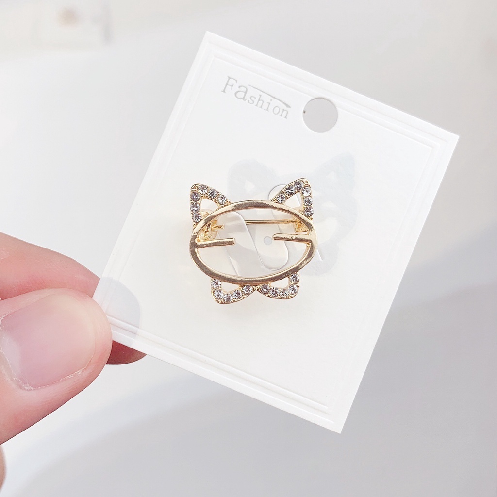 Baru Berlian Imitasi Opal Ikatan Simpul High-end Kecil Bros Lucu Berlian Imitasi Halus Bunga Matahari Lebah Mutiara Kecil Bros Pin (7 gaya dapat dipilih)-6#