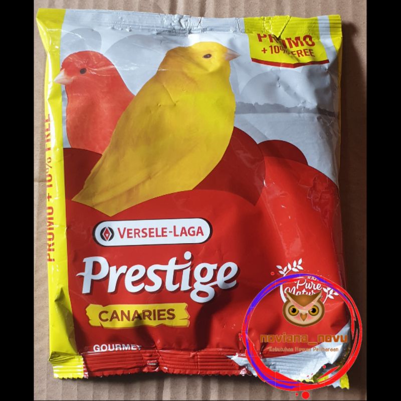 VERSELE LAGA PRESTIGE CANARIES KALENG PAKAN BURUNG KENARI PERTEBAL PENCERAH PERCANTIK WARNA BULU