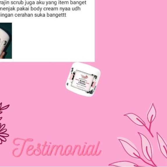 ➷ WUB Body Cream(Bleaching)100 Gr - ☉