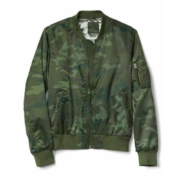 Gap camo bomber jacket jaket army tentara