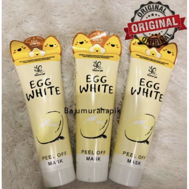 Syb Peel off mask naturgo / masker putih telur /egg white