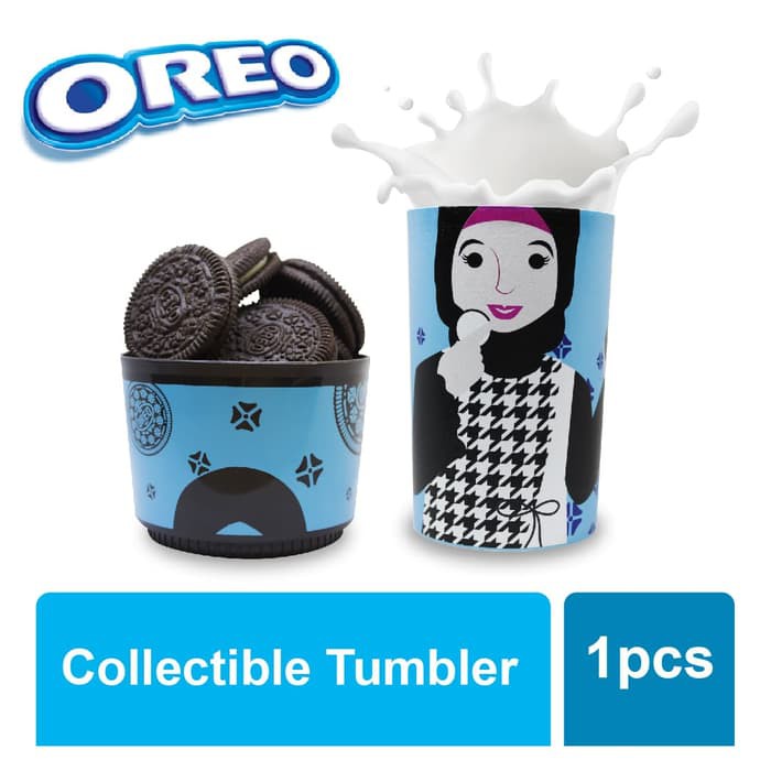 

FREE COLLECTIBLE TUMBLER OREO VANILLA 137GR + COKLAT 137GR