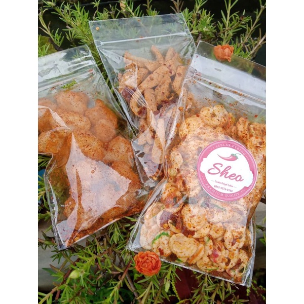 

basreng edas/krupuk seblak kering/cimol