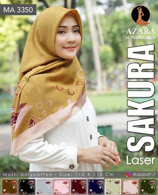 SAKURA SQUARE RANDOM MOTIF DAN WARNA