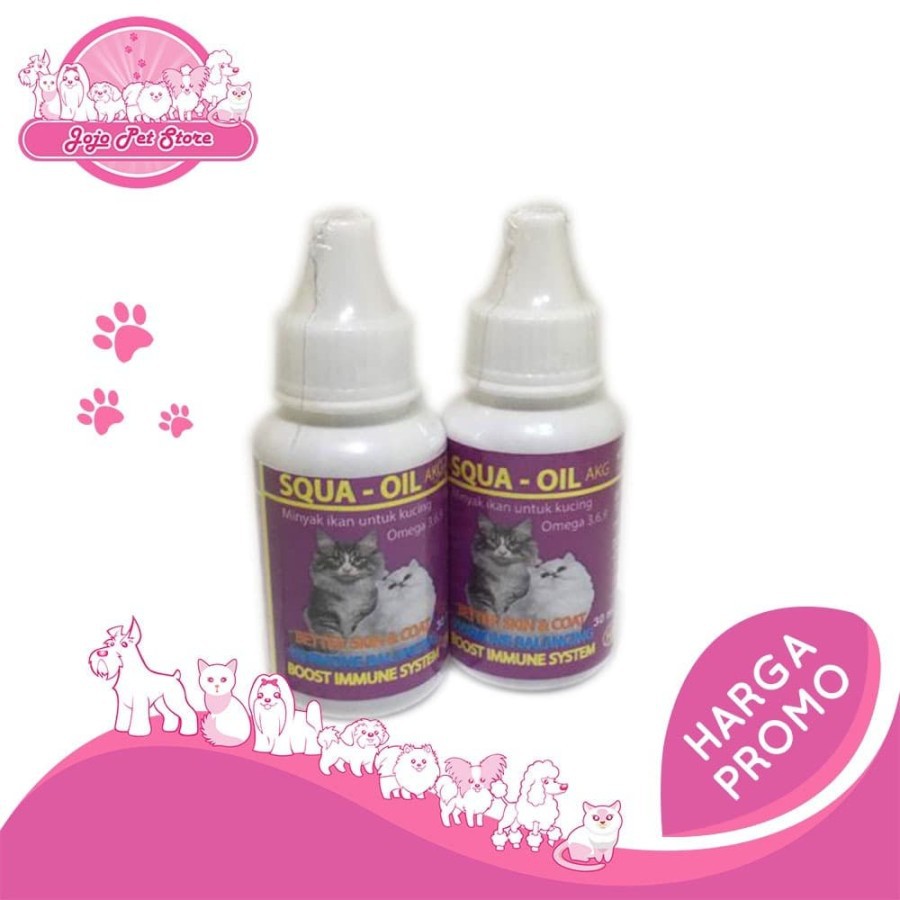SQUA OIL CAT minyak ikan kucing minyak ikan untuk kucing