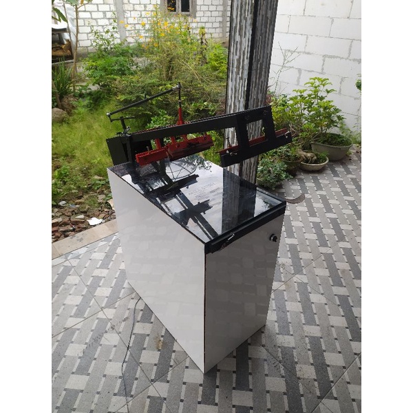 mesin sablon plastik semi otomatis