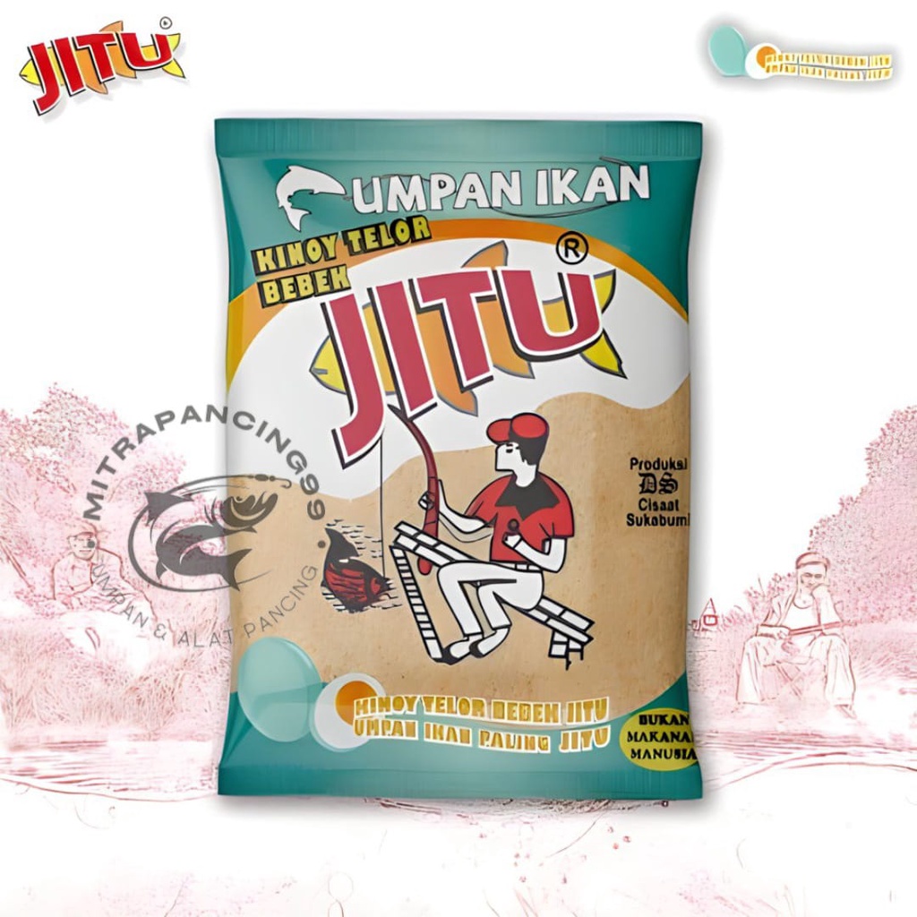 Umpan Kinoy Telor Bebek Jitu  - Umpan Pancing Ikan 1 Pcs