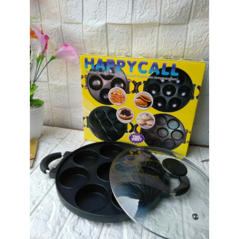 Cetakan apem isi 7 lubang merk happy call