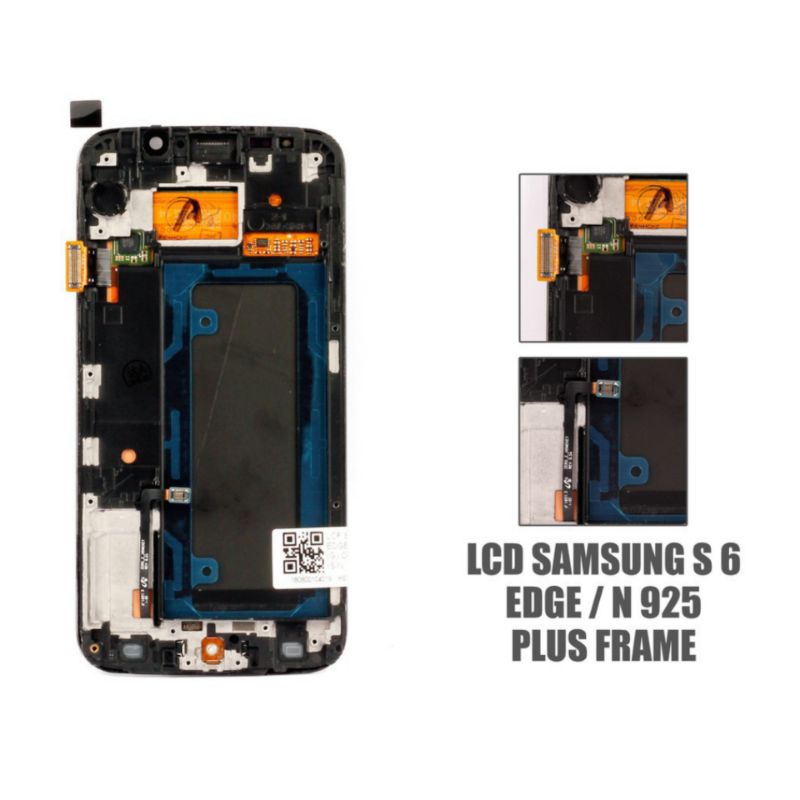 LCD FULLSET + FRAME SAMSUNG GALAXY S6 EDGE / G925f ORIGINAL