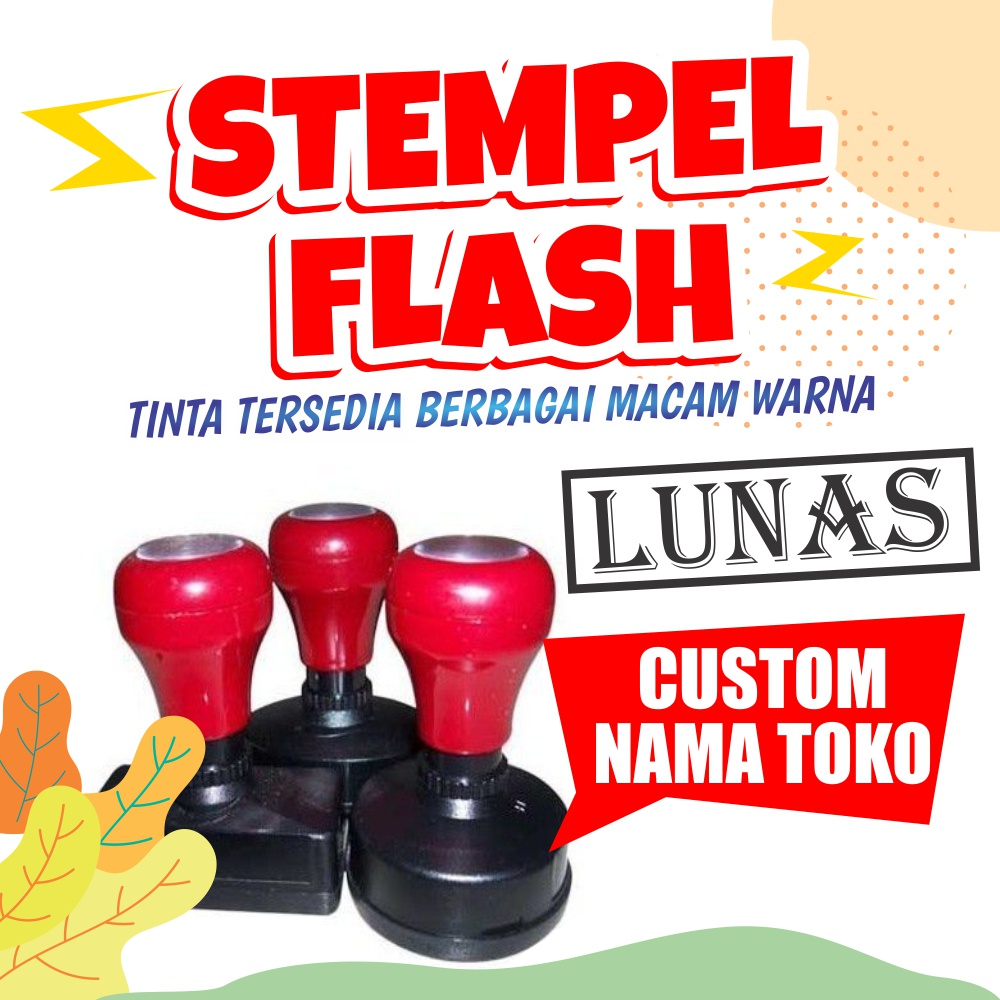

STEMPEL LUNAS & CUSTOM NAMA TOKO