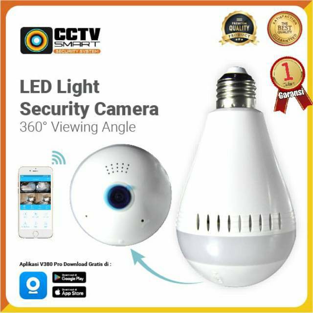 IP Camera CCTV Bohlam Bulb Light