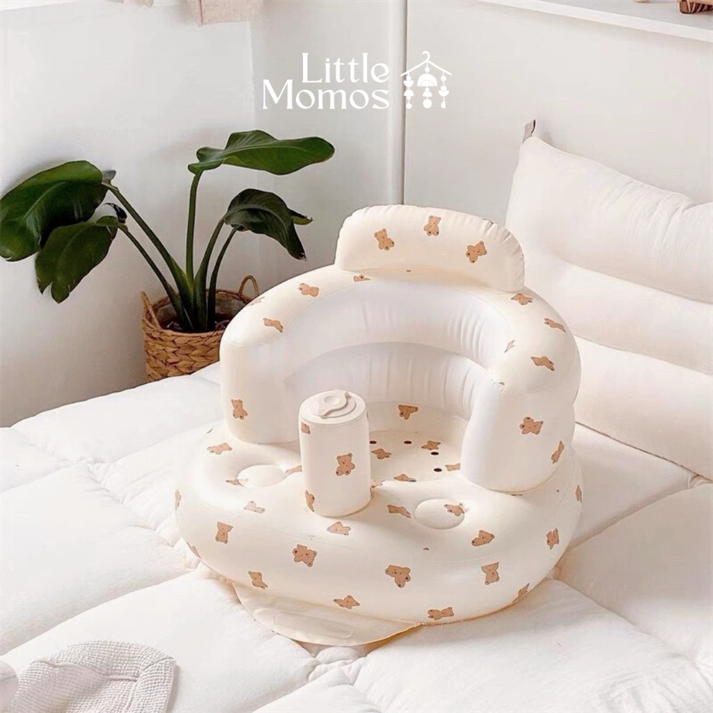 Little Momos Premium Baby Sofa Bear Edition | Pelampung Bayi Premium