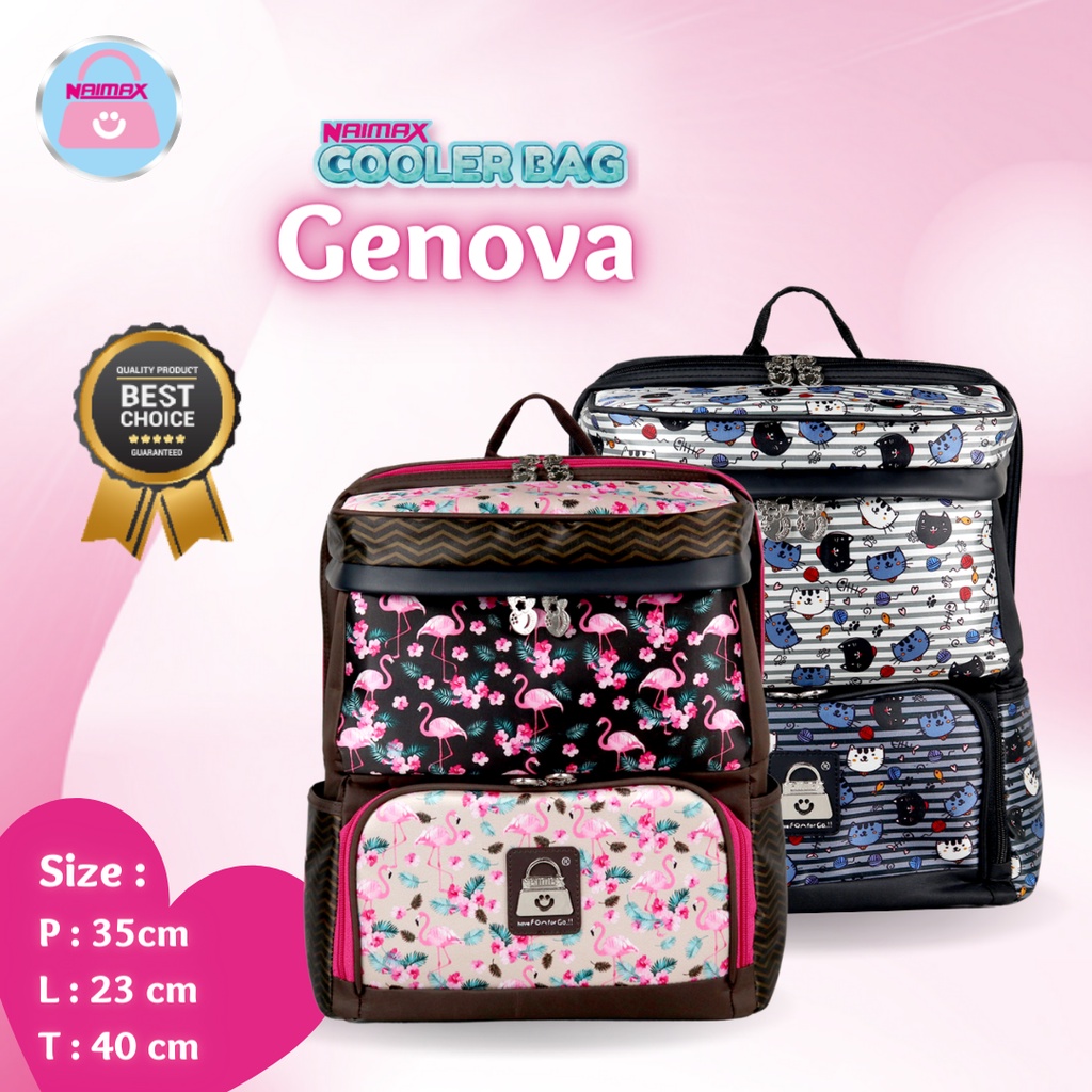 Tas ASI | Naimax Cooler Bag BackPack Genova / Cooler Bag Anti Bau