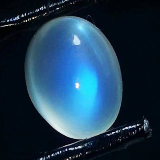 [COD] Batu Cincin batu cincin natural blue moonstone biduri bulan air laut cylon