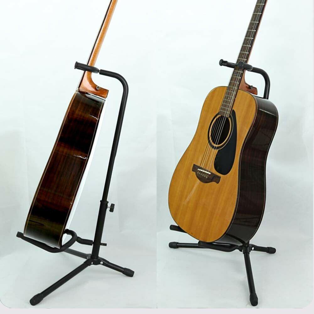 Lanfy Stand Gitar Portable Aksesoris Gitar Holder Telescopic Bass Stand Rak Display Gitar Lipat