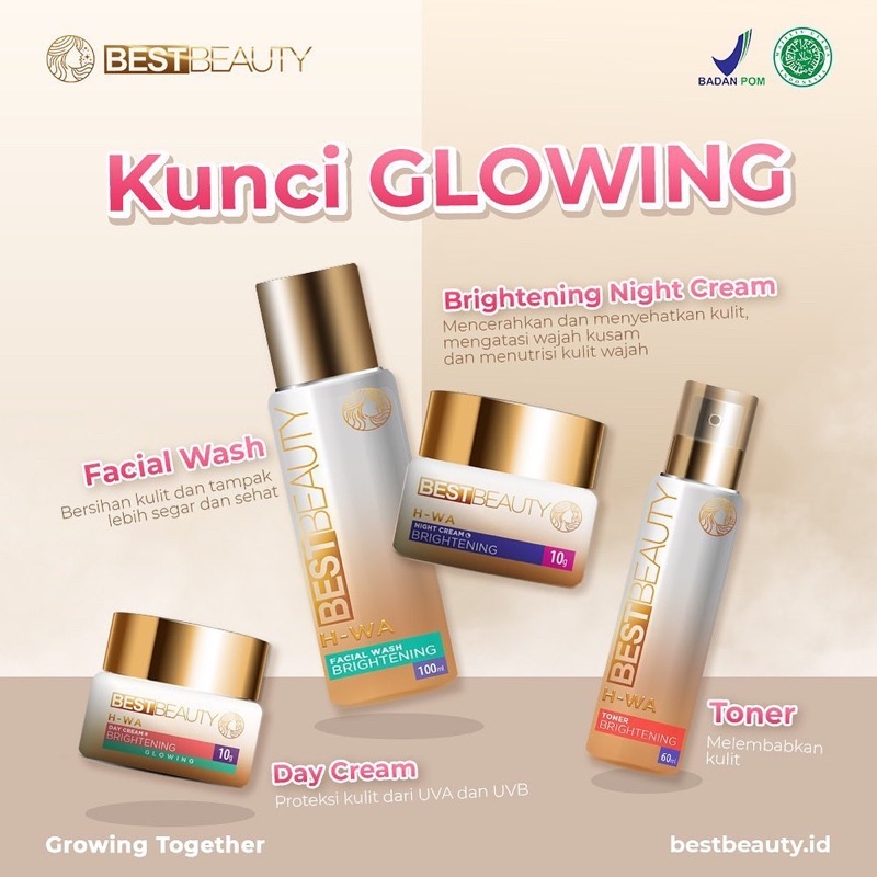 Best Beauty Paket Brightening Skincare Whitening Skincare Bpom Skincare Aman Skincare Bumil Skincare