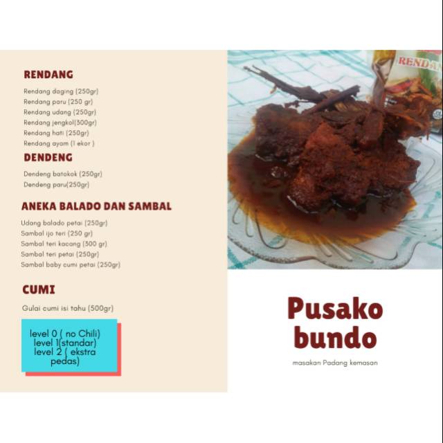 

Makanan Siap Saji Pusako Bundo