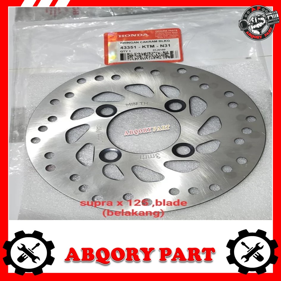 AbqoryPart___PIRINGAN CAKRAM BELAKANG SUPRA X 125 BLADE 125 KTM