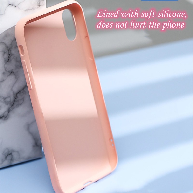 Casing iphone 11 Case Pelindung Cover Belakang Bahan Silikon untuk  iPhone 6/7/8/Plus X/XS/XR Max