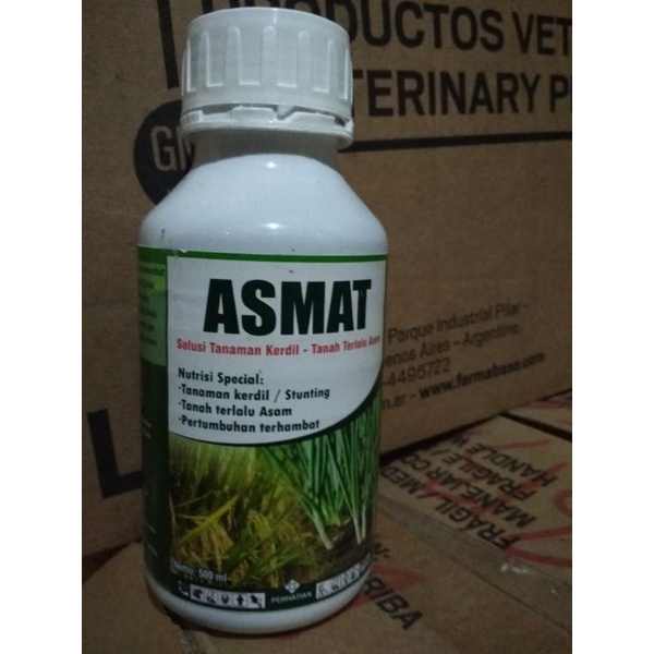 Asmat ( Nutrisi Spesialis Tanaman kerdil // Tanah terlalu asam ) 500ml