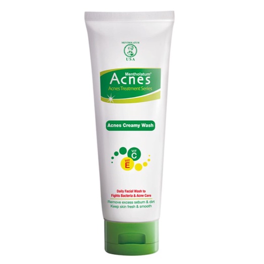 acnes creamy wash, acnes natural care facewash complete white 100 gram