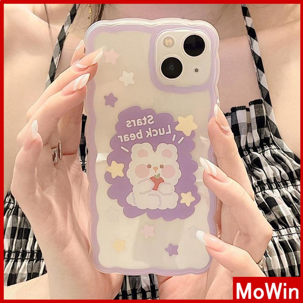 iPhone Case Silicone Soft Case Clear Case Airbag Shockproof Camera Cover Protection Cartoon Cute Rabbit Compatible For iPhone 11 iPhone 13 Pro Max iPhone 12 Pro Max iPhone 7 Plus