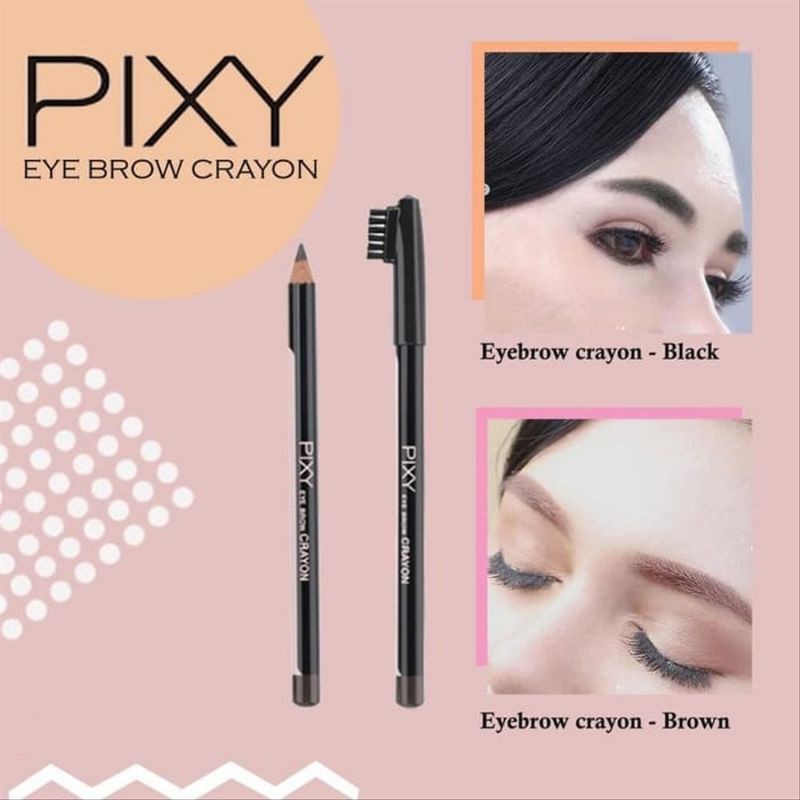 Ningrum Kosmetik Kecantikan Mata Eye Brow Pensil dan Eye Brow Crayon Pixy Pensil Alis Ori - 8030