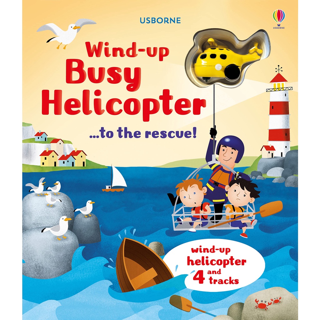 Wind-Up Busy Helicopter to the Rescue (Wind Up Books) Board book