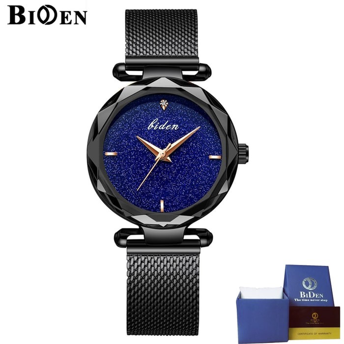 jam tangan BIDEN wanita cewek fashion casual sport mesh waterproof