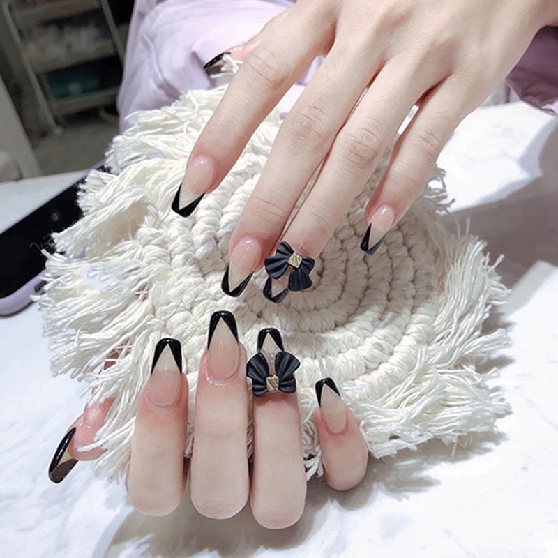 Kuku Palsu 【B60，lem cair】Nikah Wedding False Nailart Pengantin Tangan