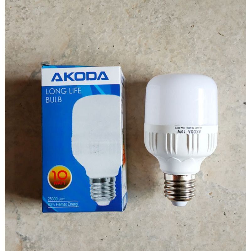 Lampu akoda led 10 watt long life bulb