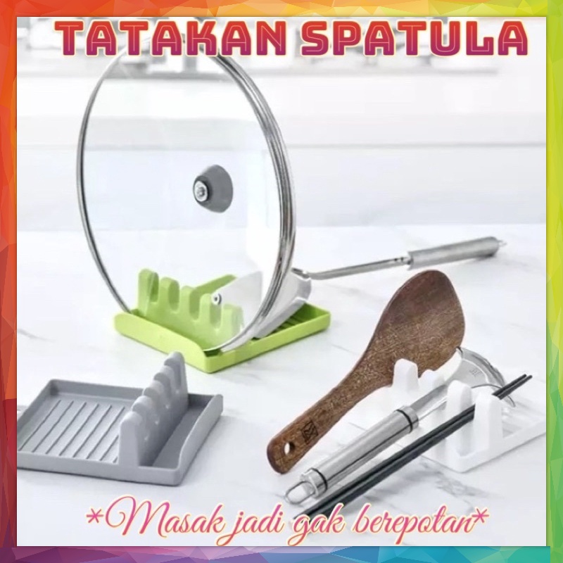 Tatakan Tutup Panci / Tatakan Holder Spatula Sendok Sumpit Tutup Panci