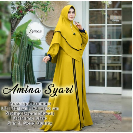 SYARI ANISA/GAMIS SYARI/BAJU GAMIS/GAMIS JUMBO/GAMIS PESTA/GAMIS TERBARU/SYARI TERLARIS