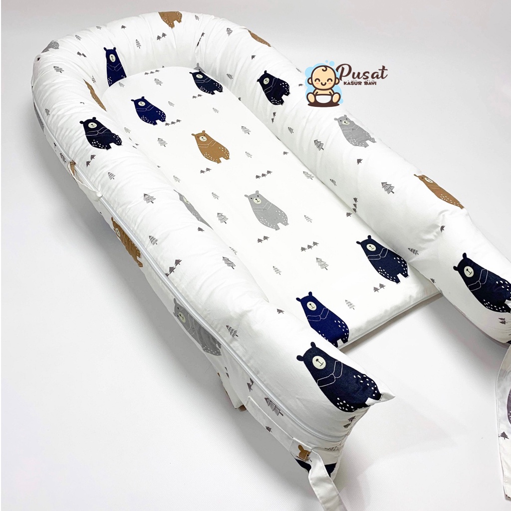 ( SARUNG BISA DI LEPAS ) KASUR BAYI BABY NEST SET BEDCOVER