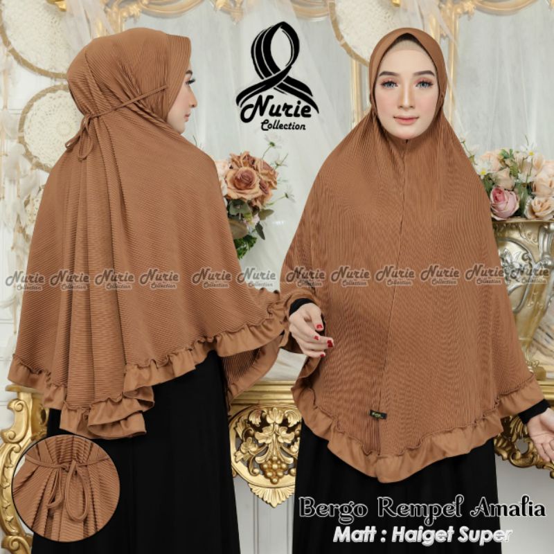 Jilbab Plisket Jumbo Jersey Hyg Pad Rempel