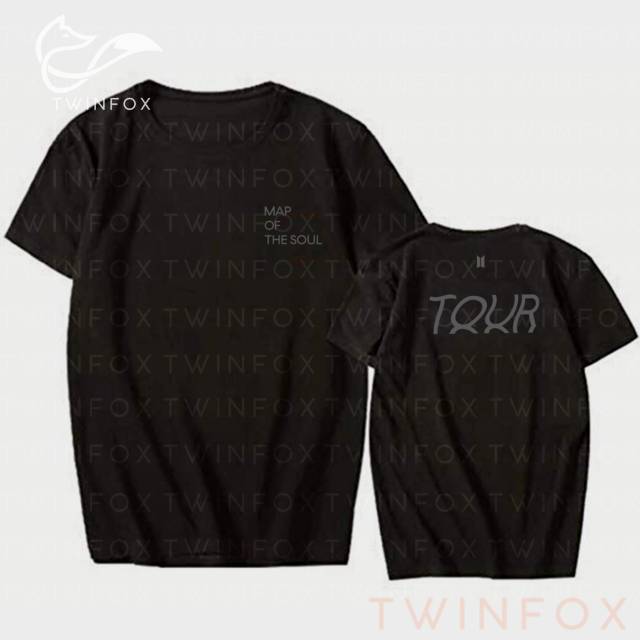 Kaos Kpop Unisex Bangtan MOTS Tour