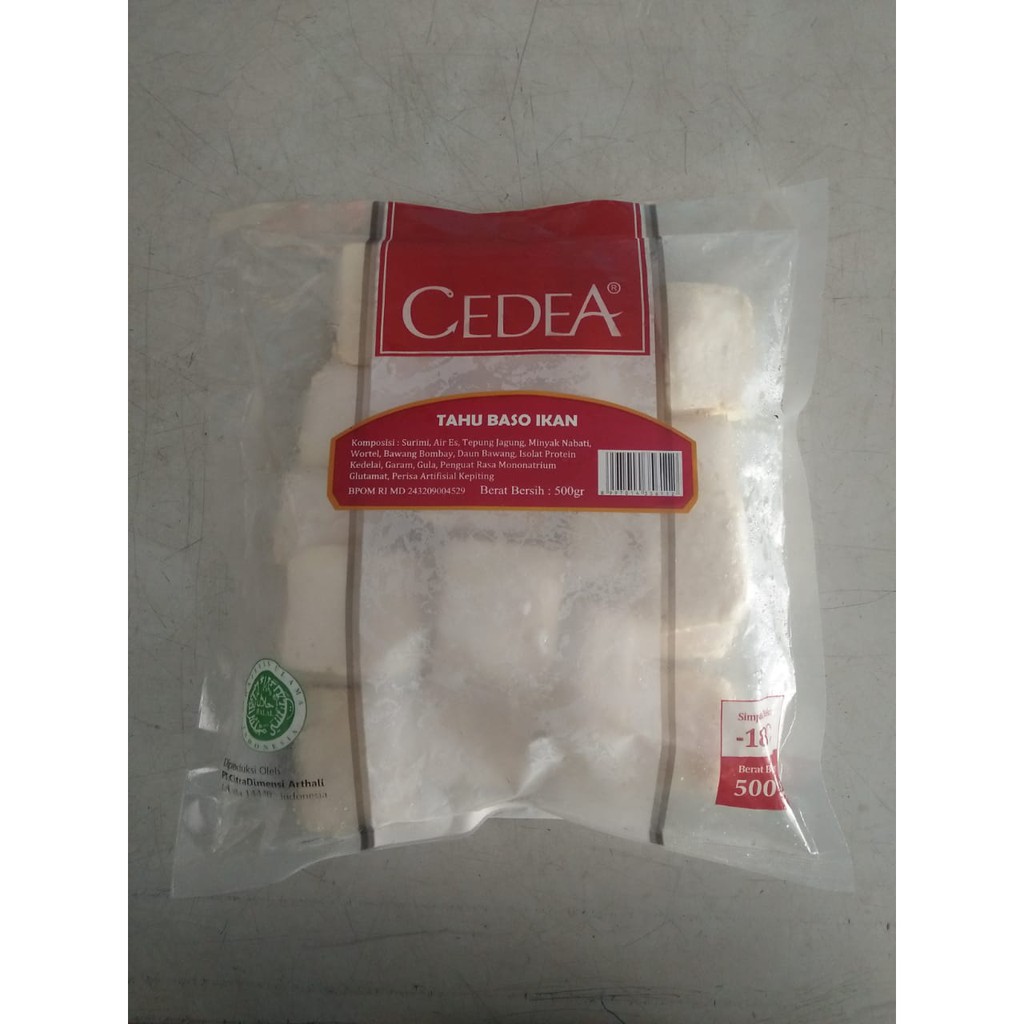 

CEDEA TAHU BASO IKAN 500GR