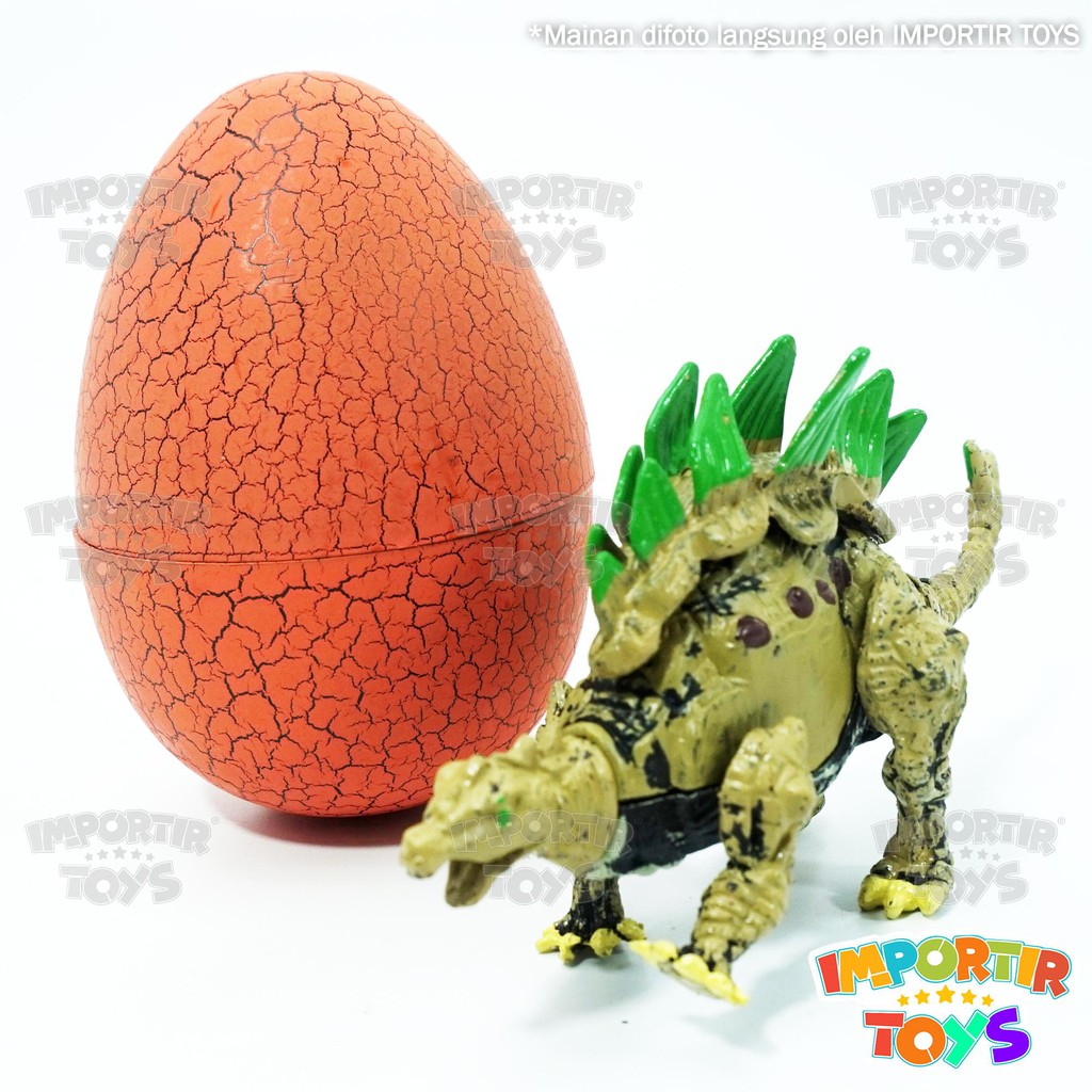 Mainan Dinosaurus Telur Egg Warna Warni Besar Rakitan Unik Berkualitas