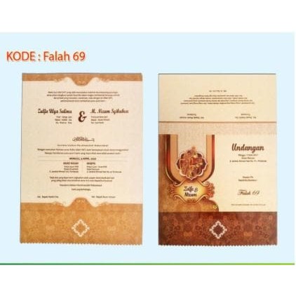 Blangko Undangan Falah 64 Lain Lain Koleksi Hobi