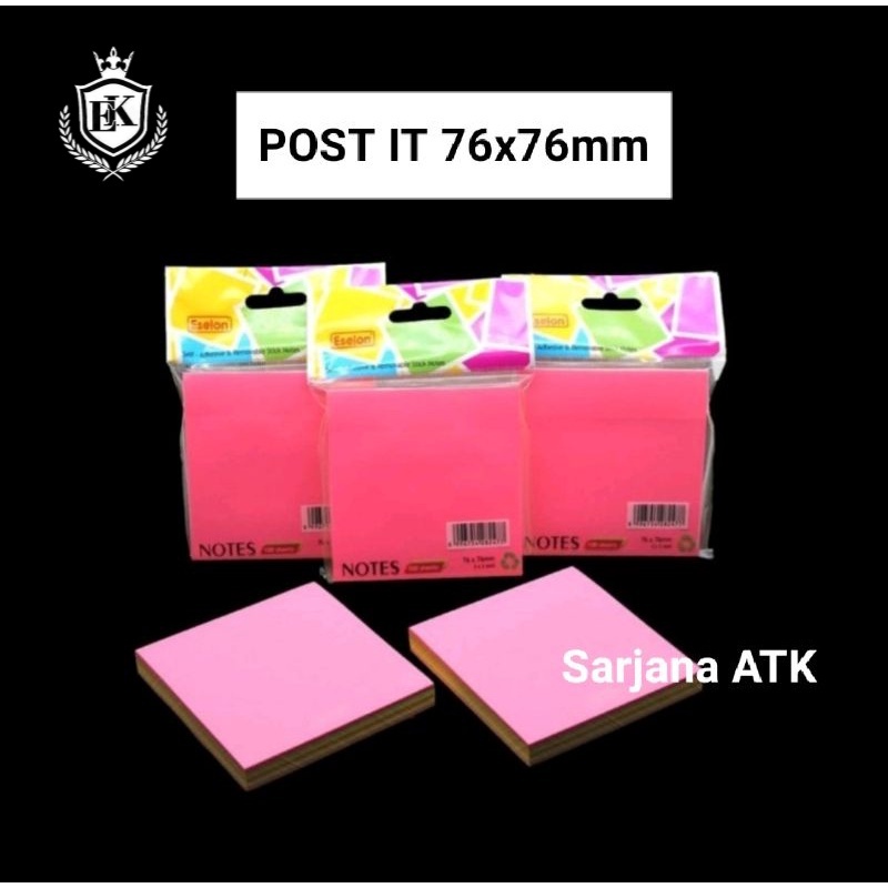 

Post it Memo Stiky Note 76x76mm Tumpuk (Ek_Official_Store)