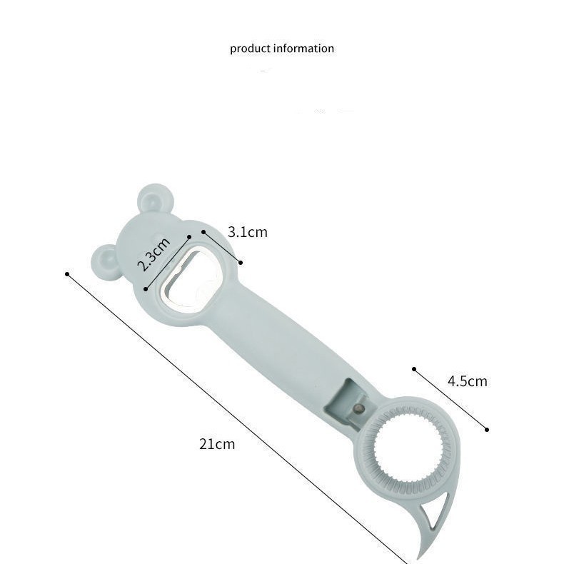 LS Alat Pembuka Botol Unik 3 in 1 Motif Karakter Lucu