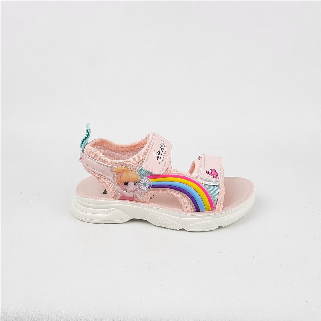 Sepatu sandal anak perempuan alea kae Ef.22.Rainbow 25-30