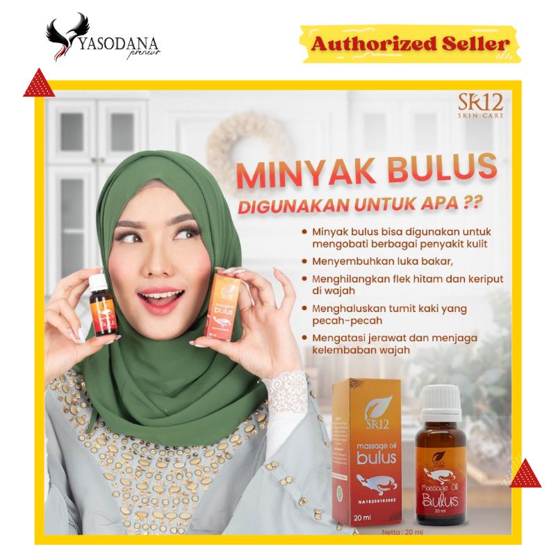 MINYAK BULUS ORIGINAL SR12 PEMBESAR PAYUDARA DAN BOKONG PENGHILANG KUTIL TAI LALAT ATASI KELOID