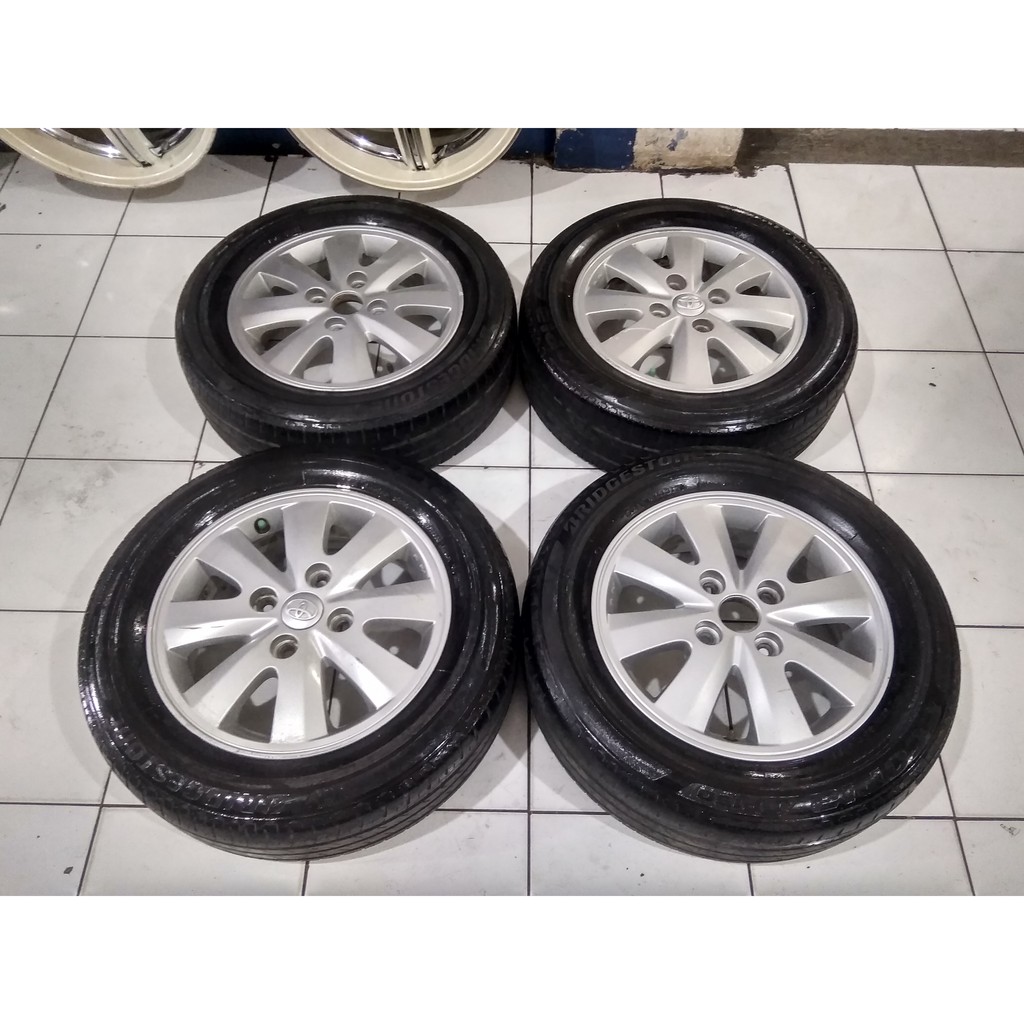 velg mobil seken avanza ring 15x6 pcd 4x114 seken murah berkualitas plus ban