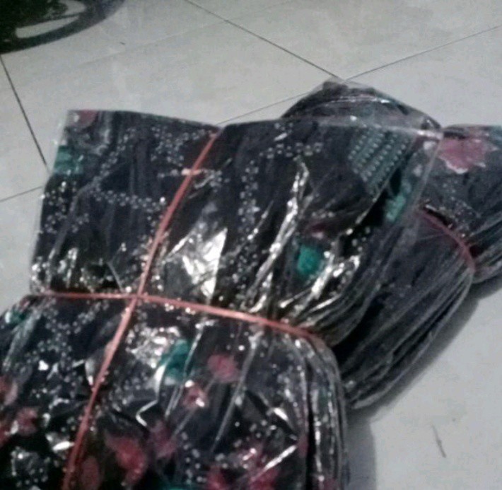 Batik Couple Keluarga Sania Ruffle Ori Ndoro Jowi Dnt Motif Jaring
