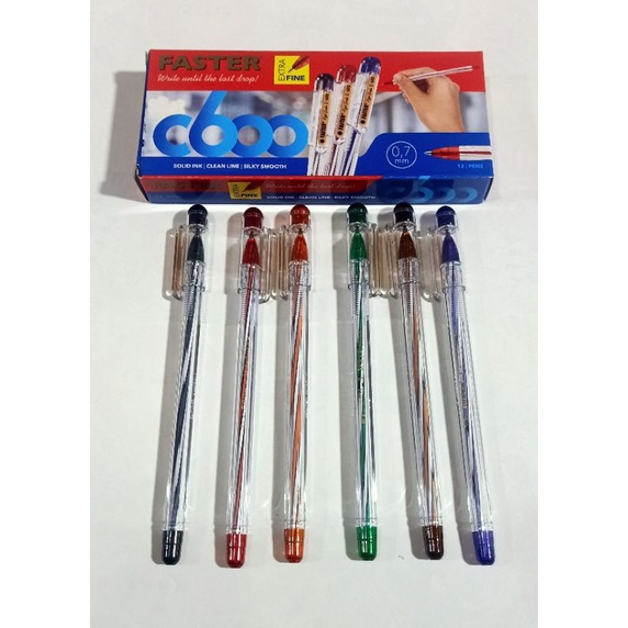 

Pulpen FASTER C600 0,7mm (Black)