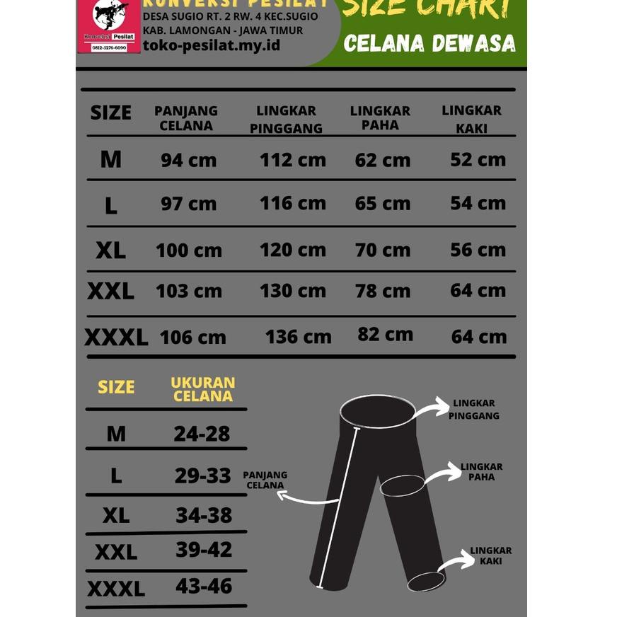 {KKR.25Au22o} Celana Silat - Celana Silat Bordir - Celana Silat Hitam - Bordir Harimau - Celana Panj