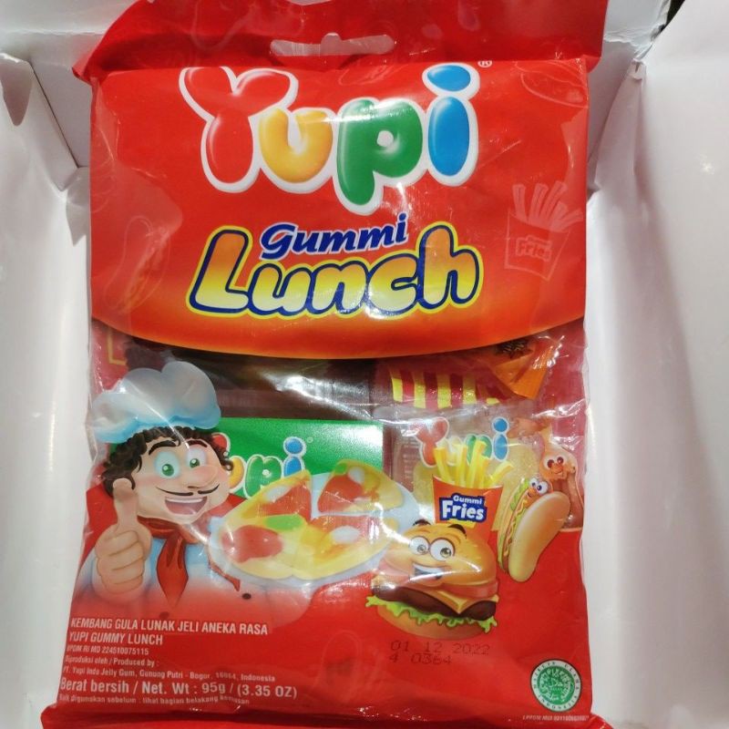 

yupi gummi lunch